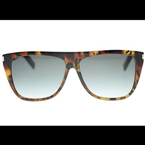 Saint Laurent Accessories - Saint Laurent SL1 Sunglasses Havana/Grey (Unisex)